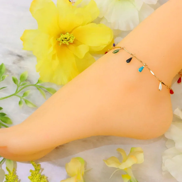 Minimalist Anklet, Sleek & Modern Design, Women’s Fashion, YC110130-A - Picture 6 of 10